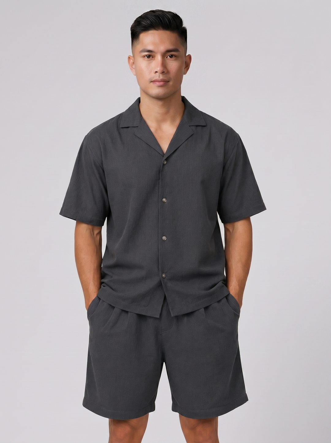 Men's Co-ord Set – Resort Shirt & Shorts
