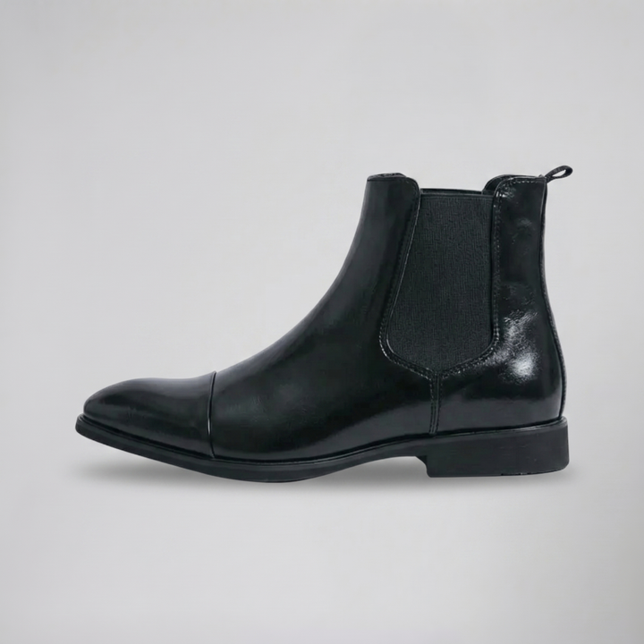 Men’s Polished Leather Chelsea Boots | Celestiella