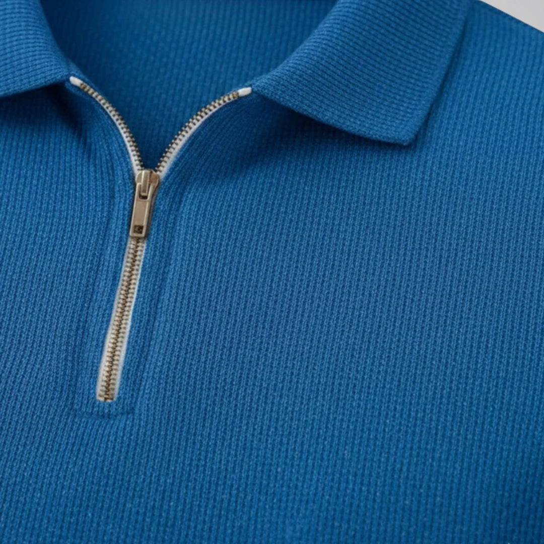 Men's Co-ord Set – Quarter-Zip Polo & Shorts