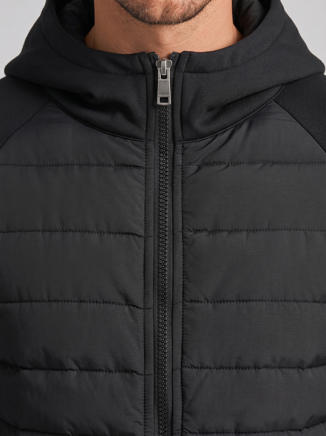 Men's Quilted Jacket – Lightweight Hooded