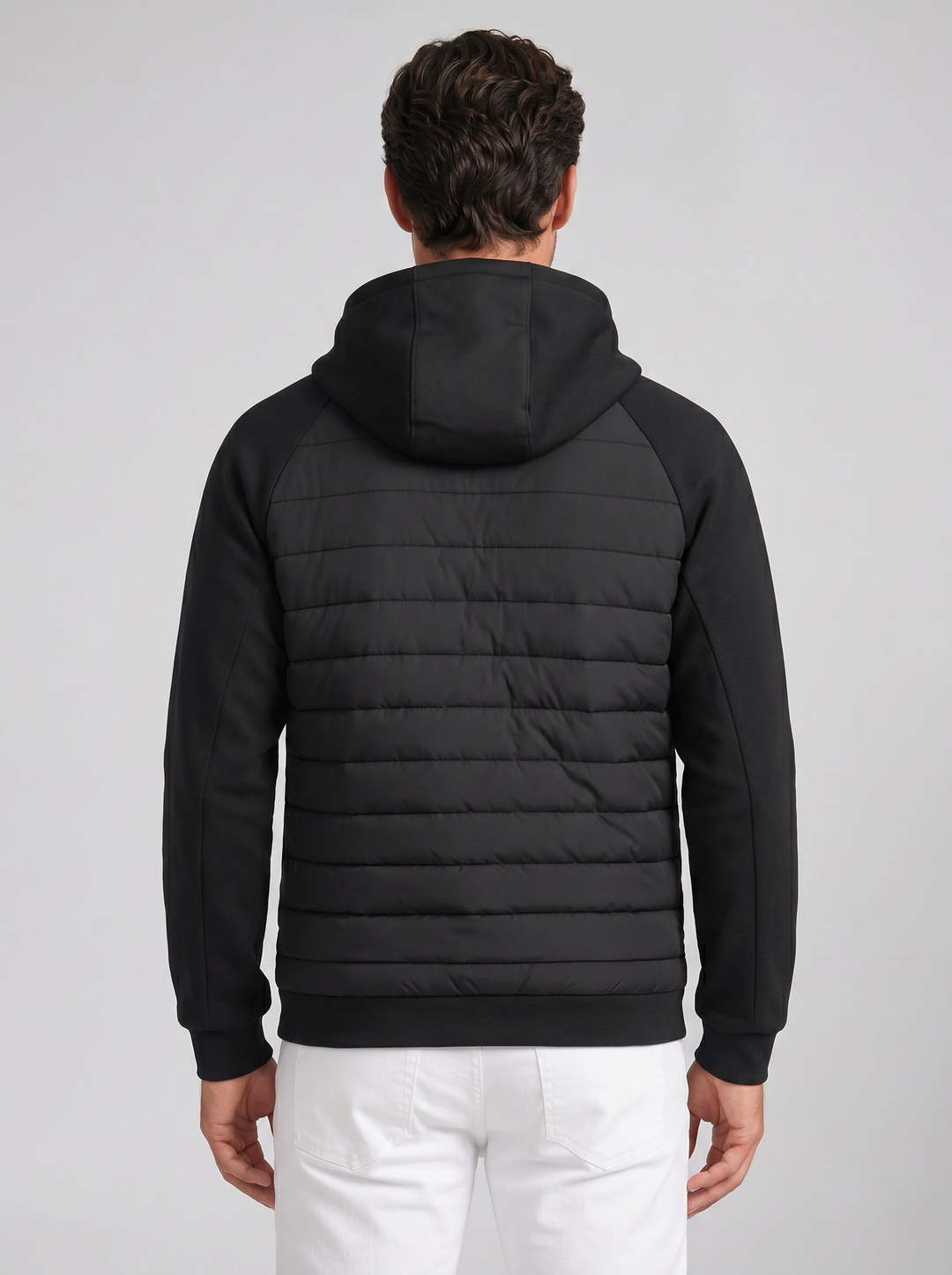 Men's Quilted Jacket – Lightweight Hooded