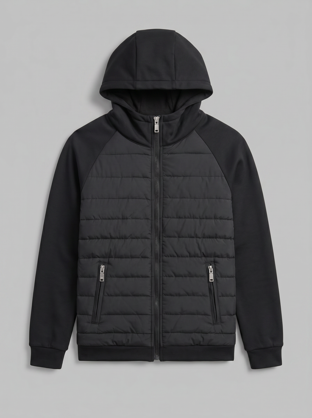 Men's Quilted Jacket – Lightweight Hooded