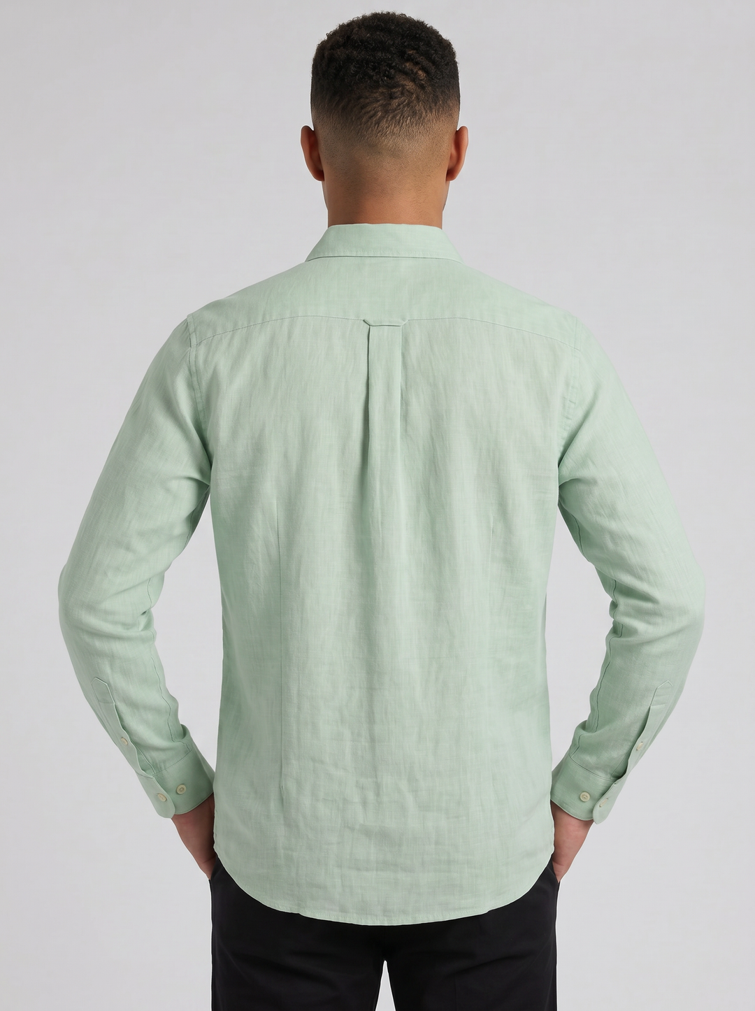Men's Linen Shirt – Relaxed Long-Sleeve