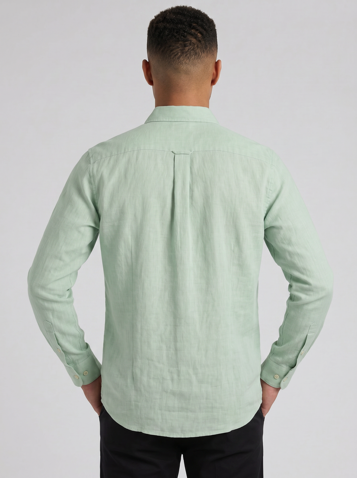 Men's Linen Shirt – Relaxed Long-Sleeve