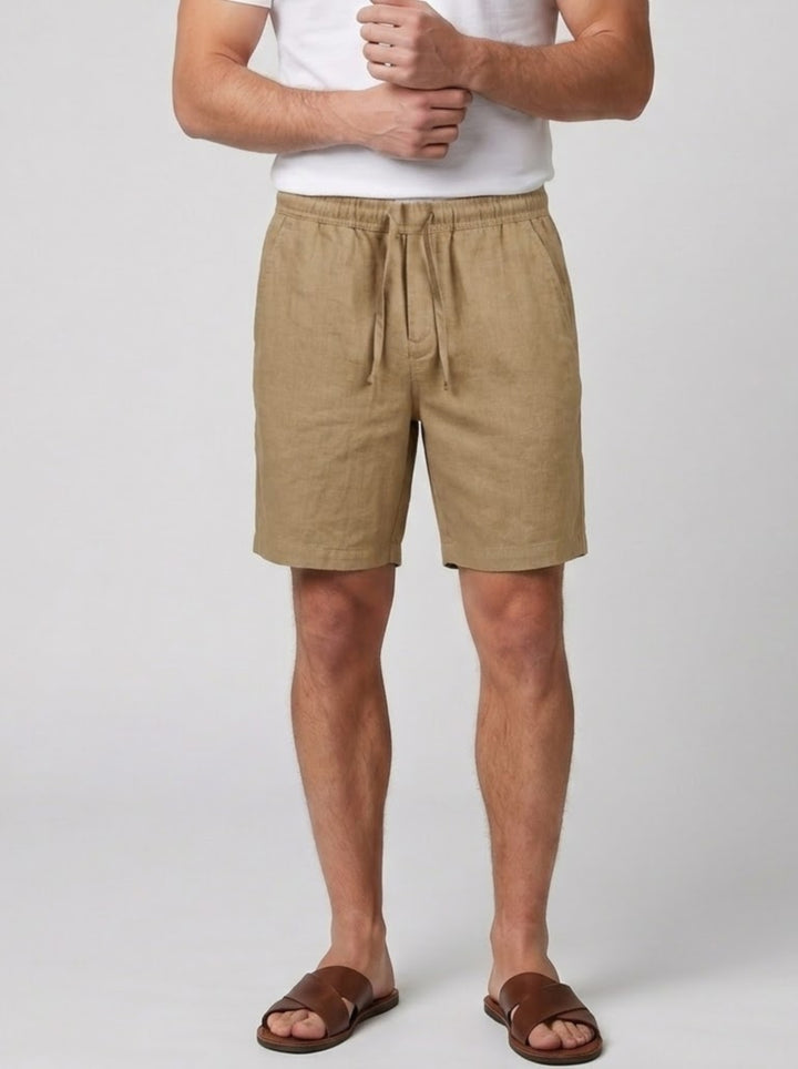 Men's Relaxed Linen Shorts – Lightweight Breathable Summer Style