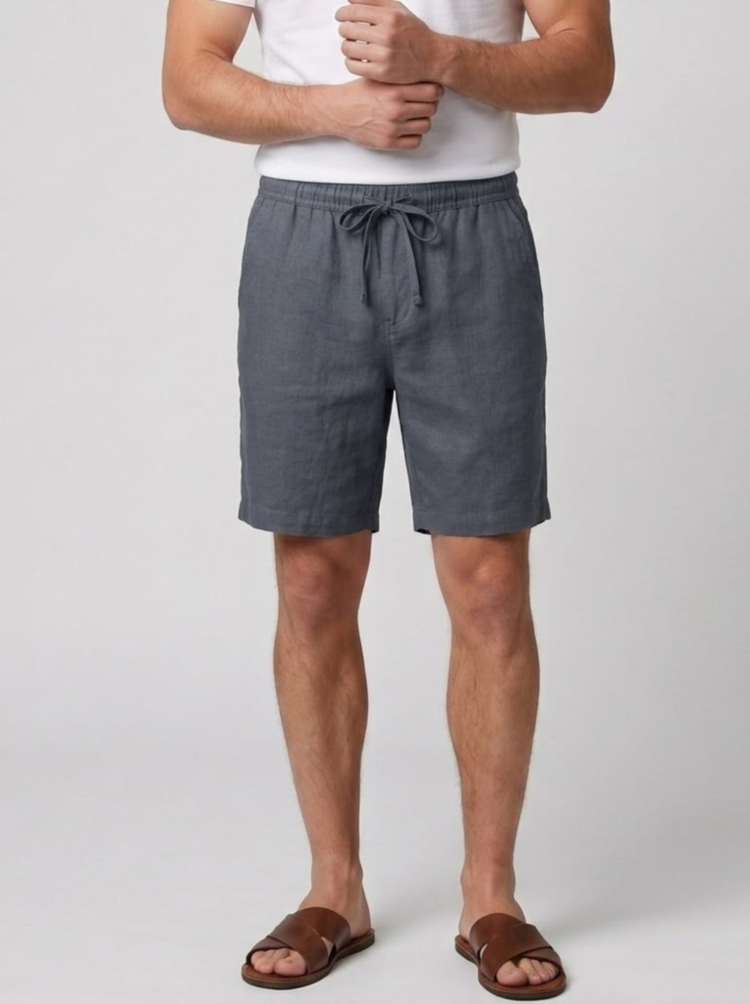 Men's Relaxed Linen Shorts – Lightweight Breathable Summer Style