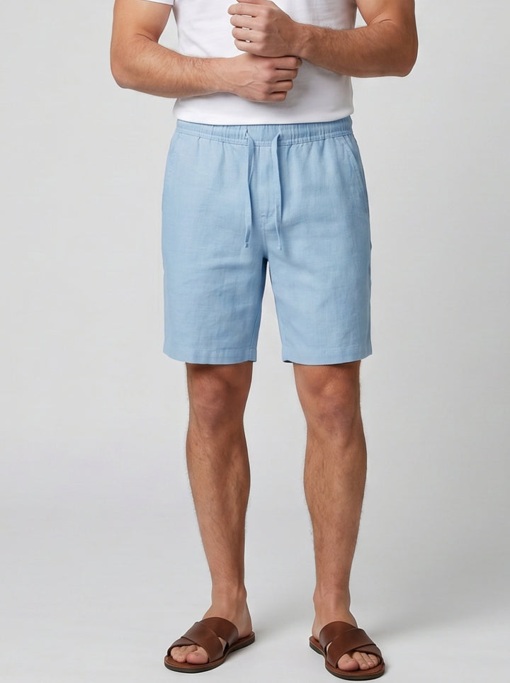 Men's Relaxed Linen Shorts – Lightweight Breathable Summer Style