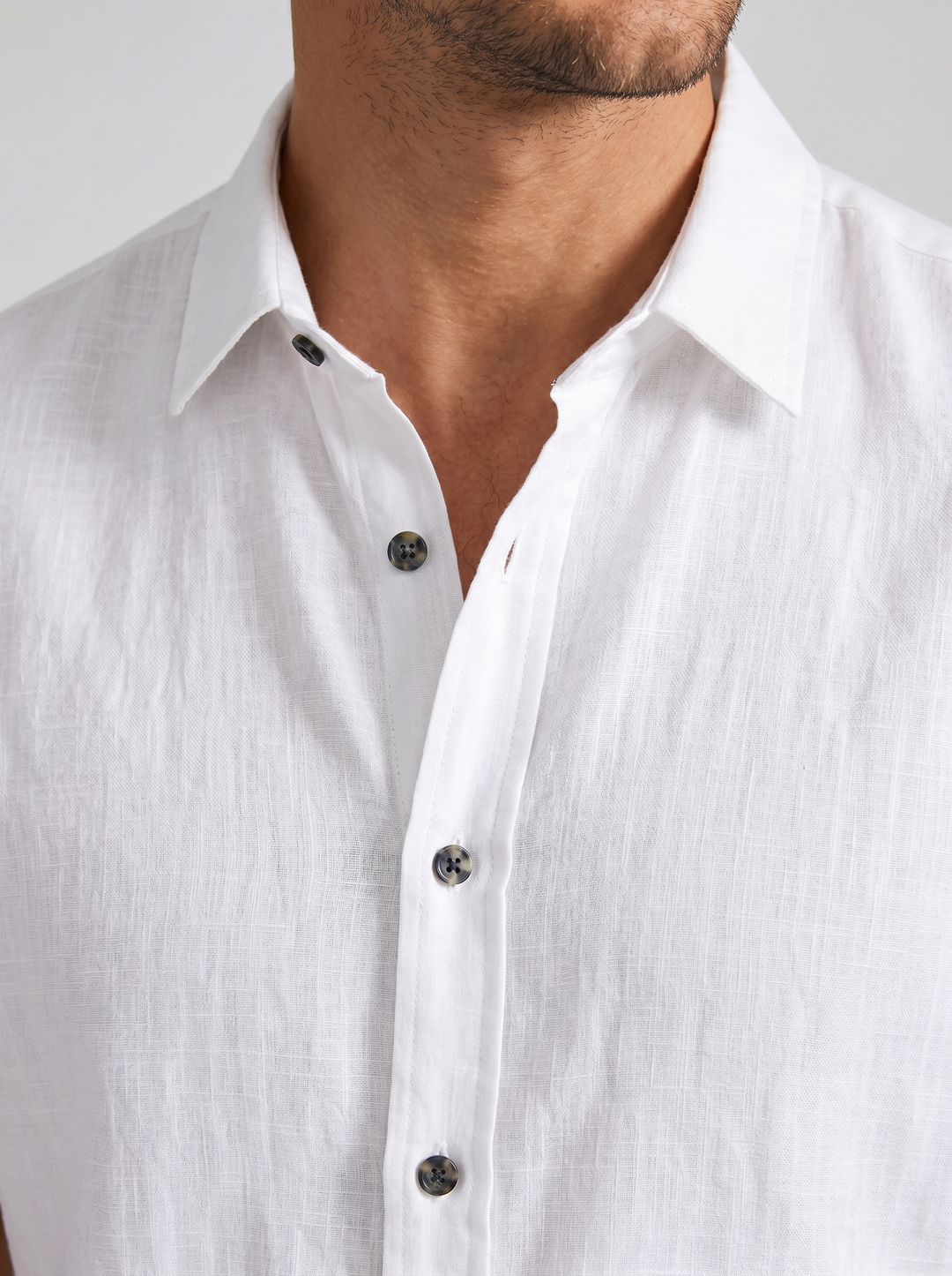 Men's Linen Shirt – Short-Sleeve Essential