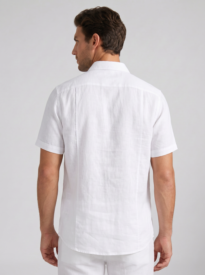 Men's Linen Shirt – Short-Sleeve Essential