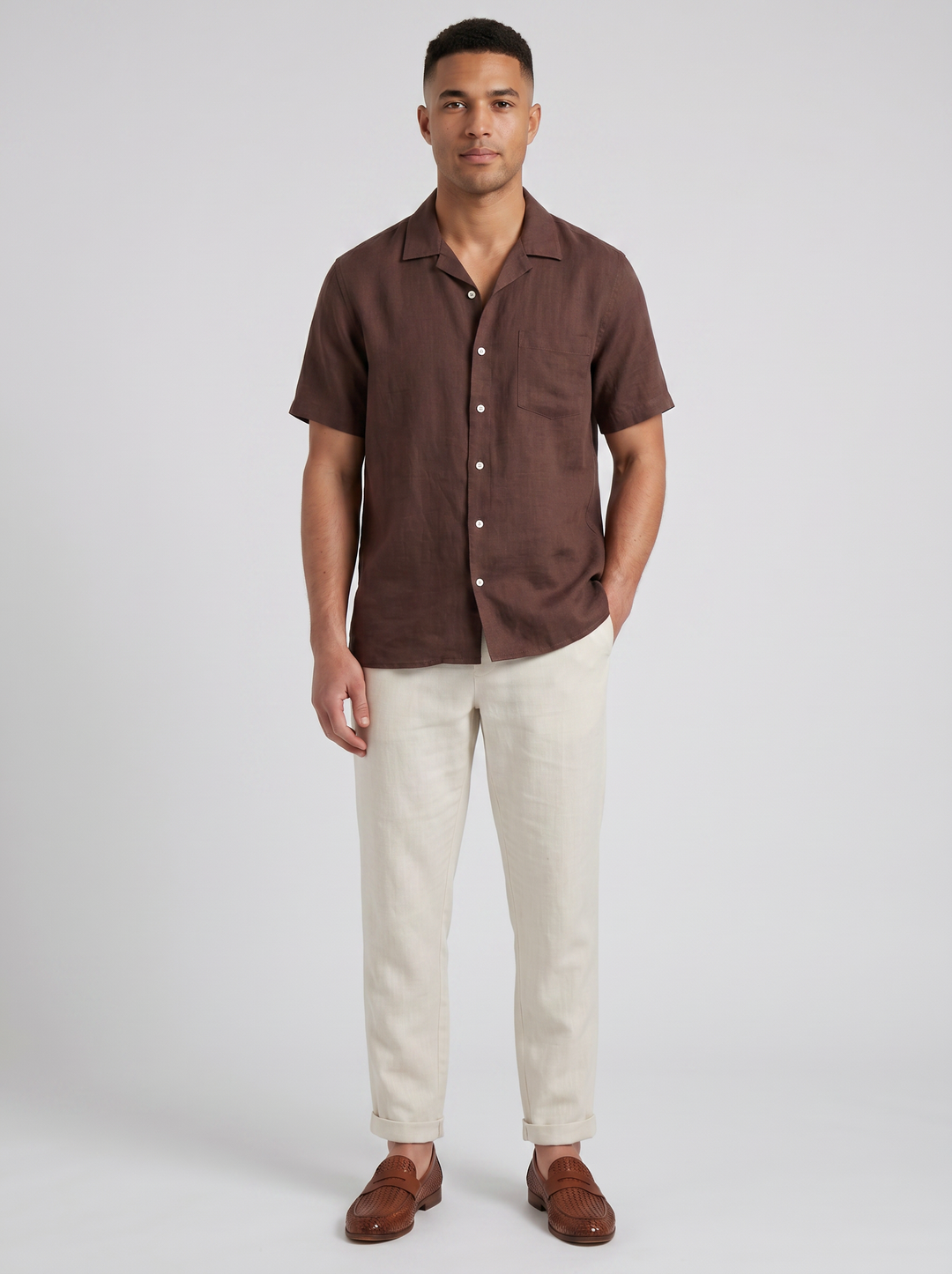Men's Co-ord Set – Cuban Collar Shirt & Trouser