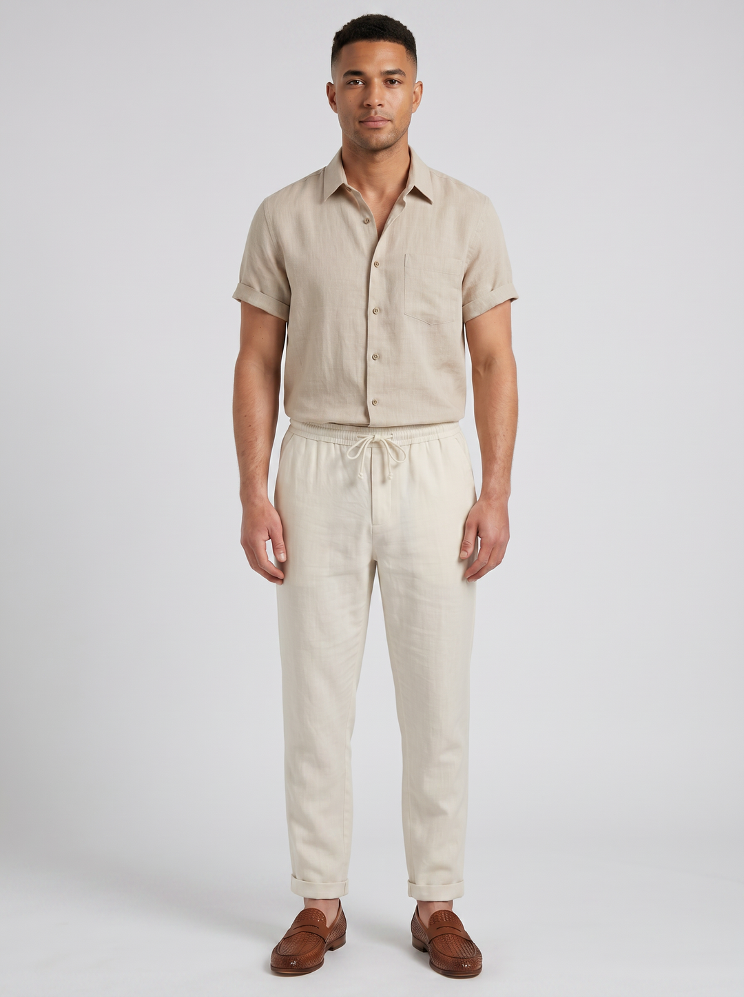 Men's Co-ord Set – Cuban Collar Shirt & Trouser