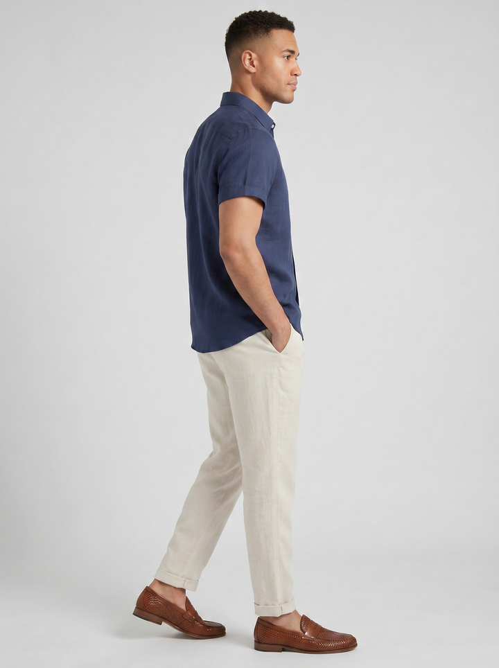 Men's Co-ord Set – Cuban Collar Shirt & Trouser