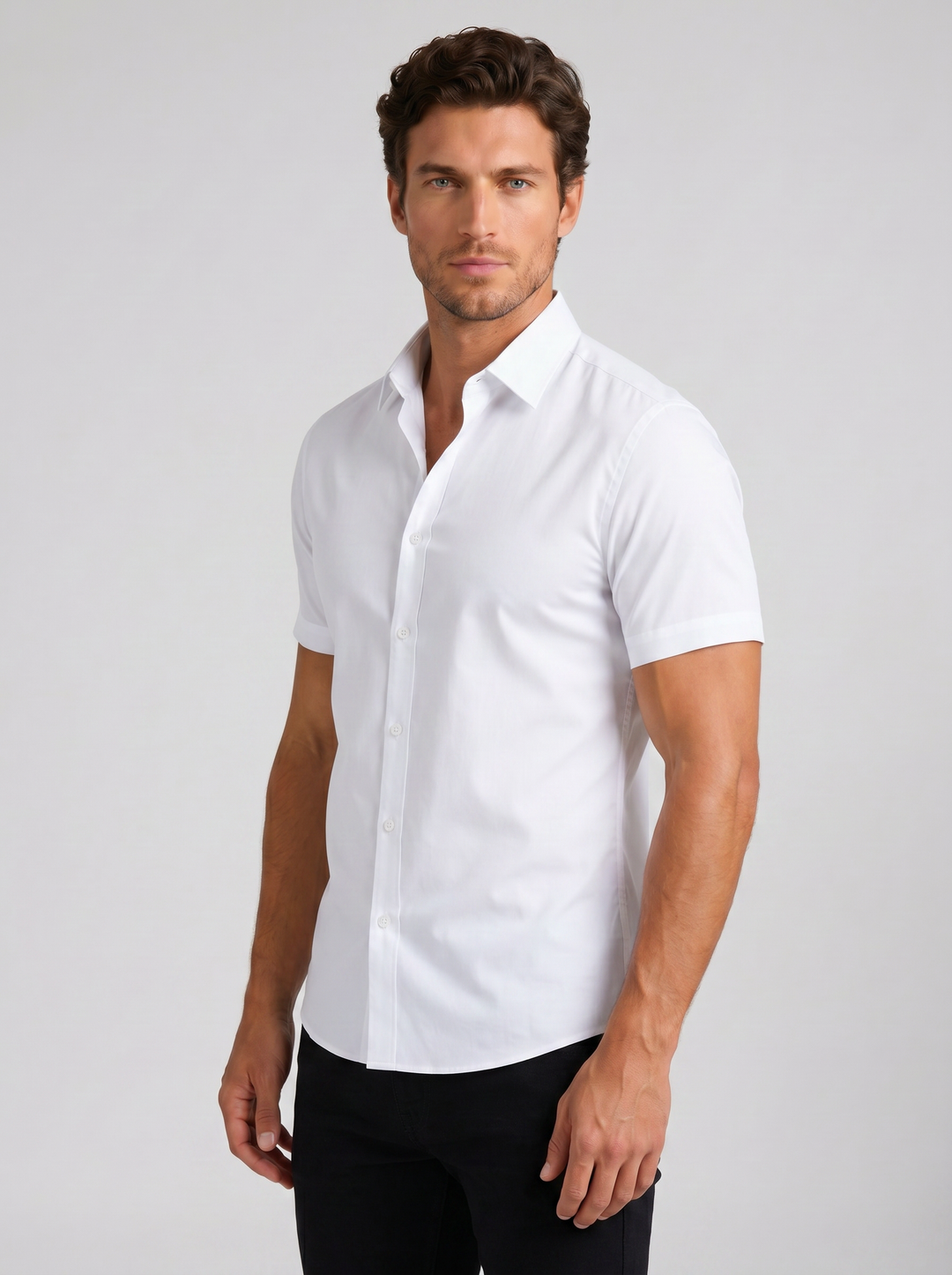 Men's Slim Fit Short-Sleeve Shirt – Smart Summer Style