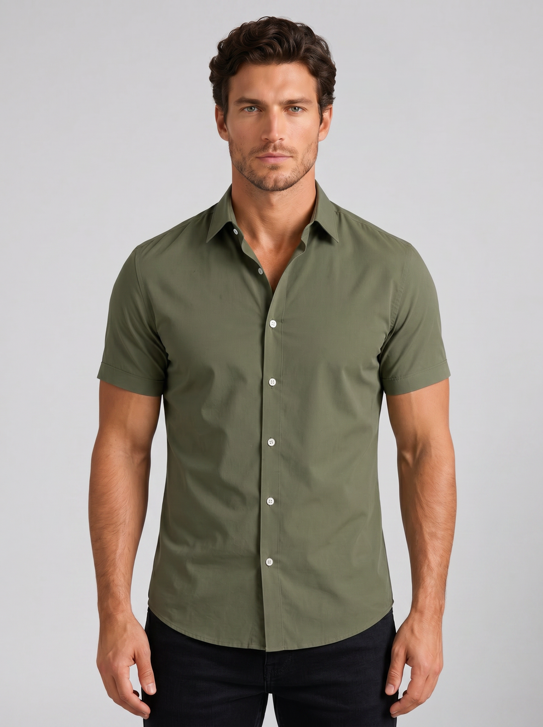 Men's Slim Fit Short-Sleeve Shirt – Smart Summer Style