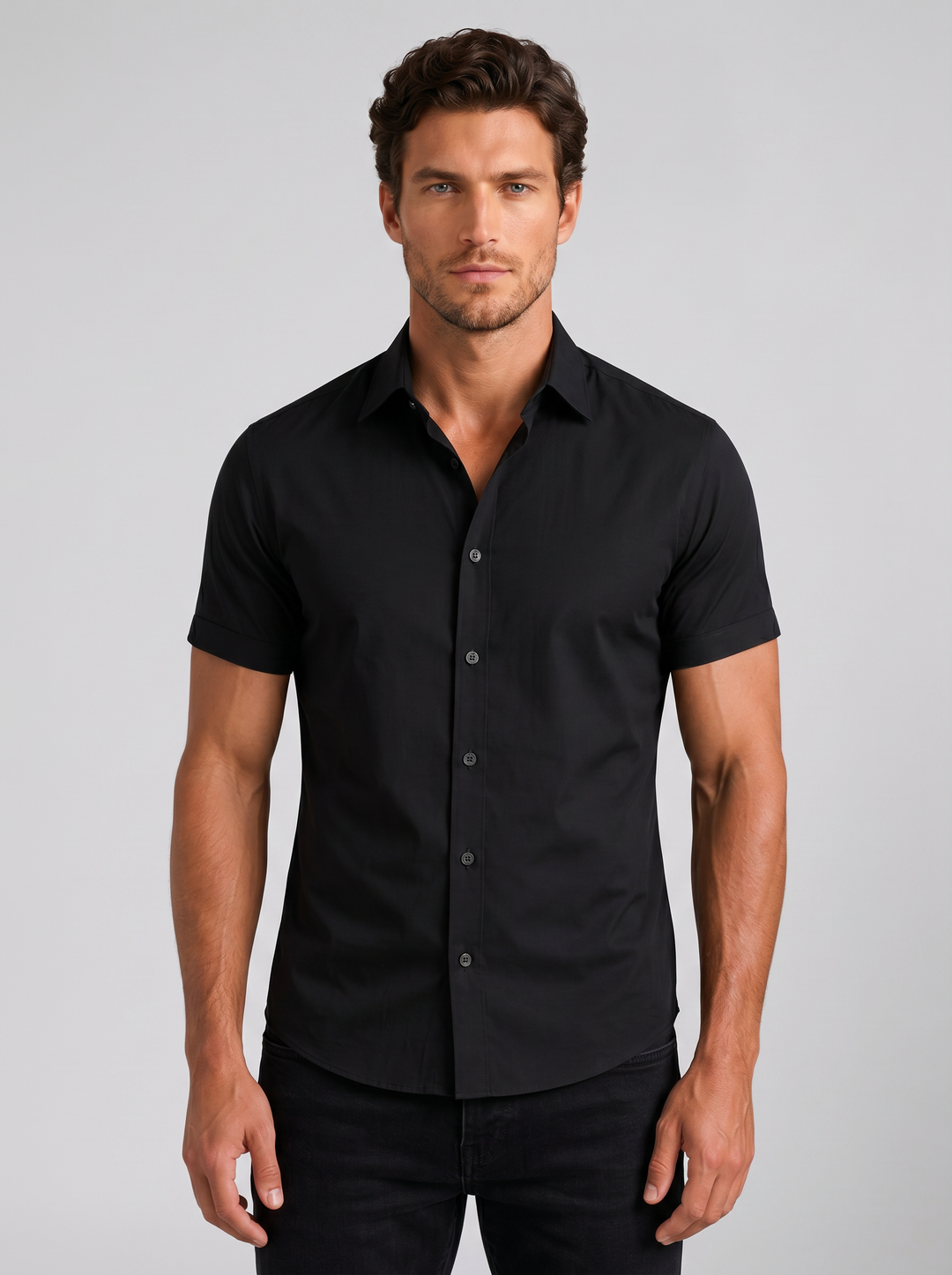 Men's Slim Fit Short-Sleeve Shirt – Smart Summer Style
