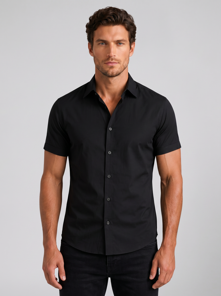 Men's Slim Fit Short-Sleeve Shirt – Smart Summer Style