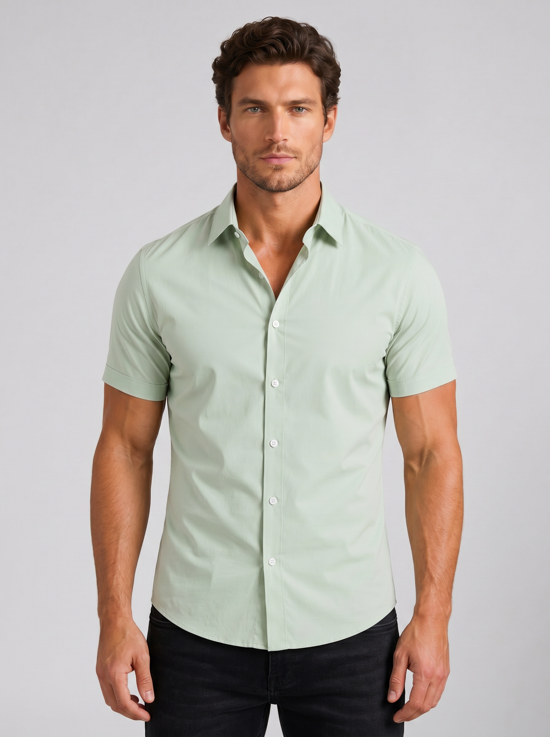 Men's Slim Fit Short-Sleeve Shirt – Smart Summer Style