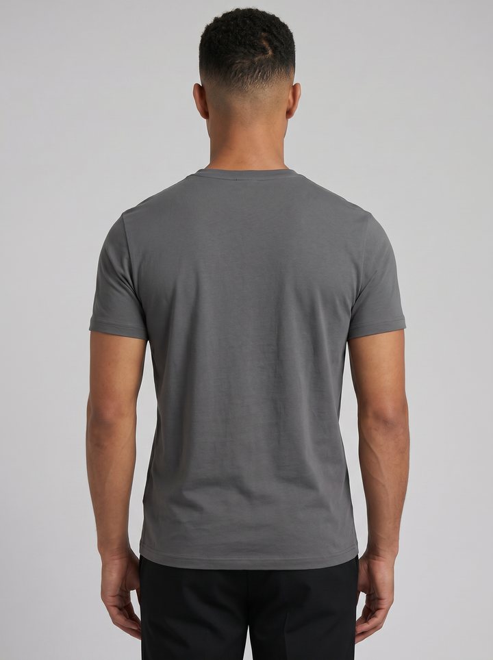 Men's T-Shirt – Slim-Fit Crew-Neck Cotton