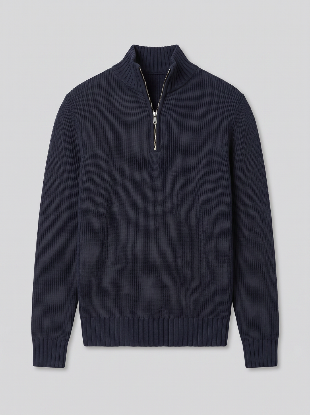 Men's Jumper – Slim-Fit Zip-Neck