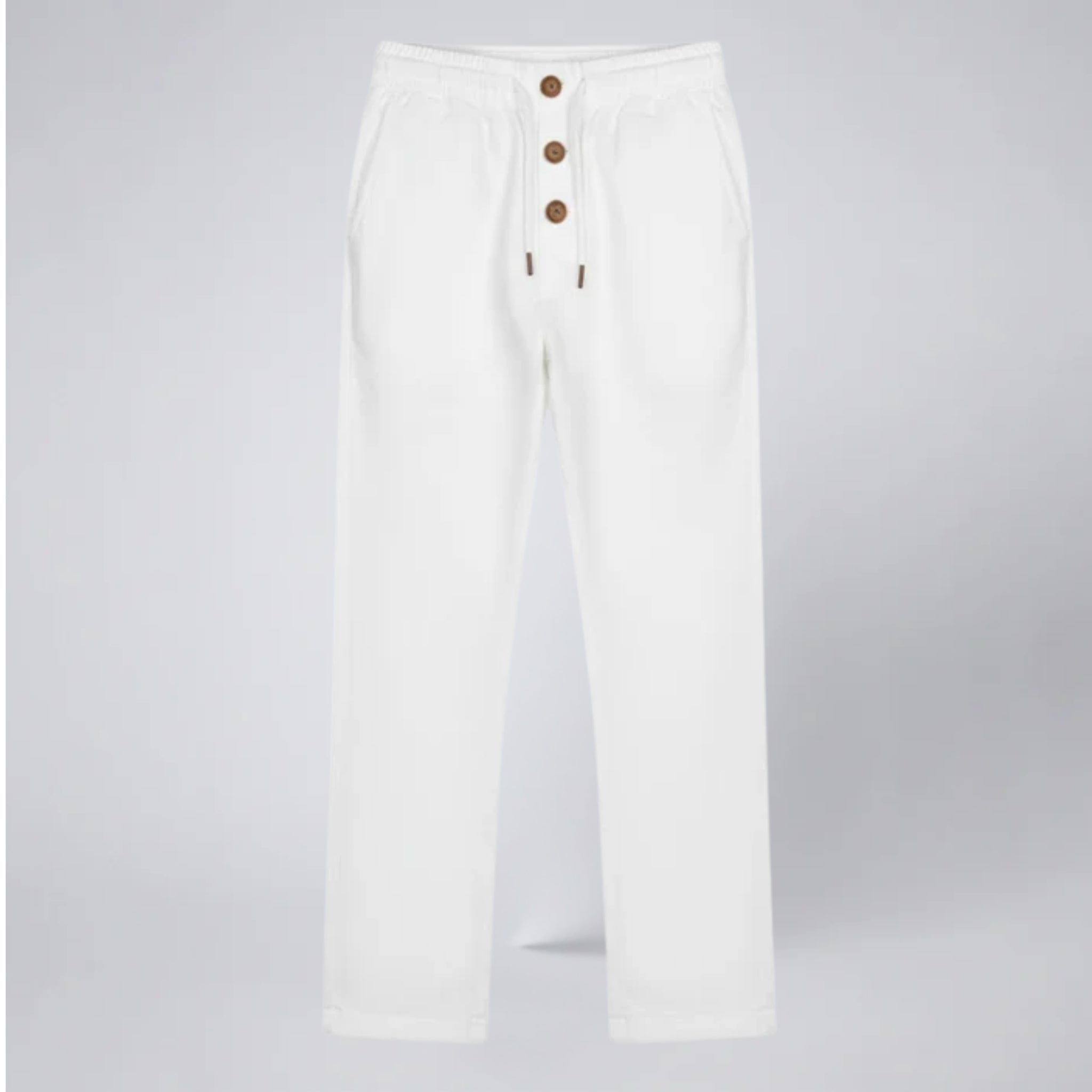 Celestiella - Men’s Slim-Fit Linen-Blend Trousers