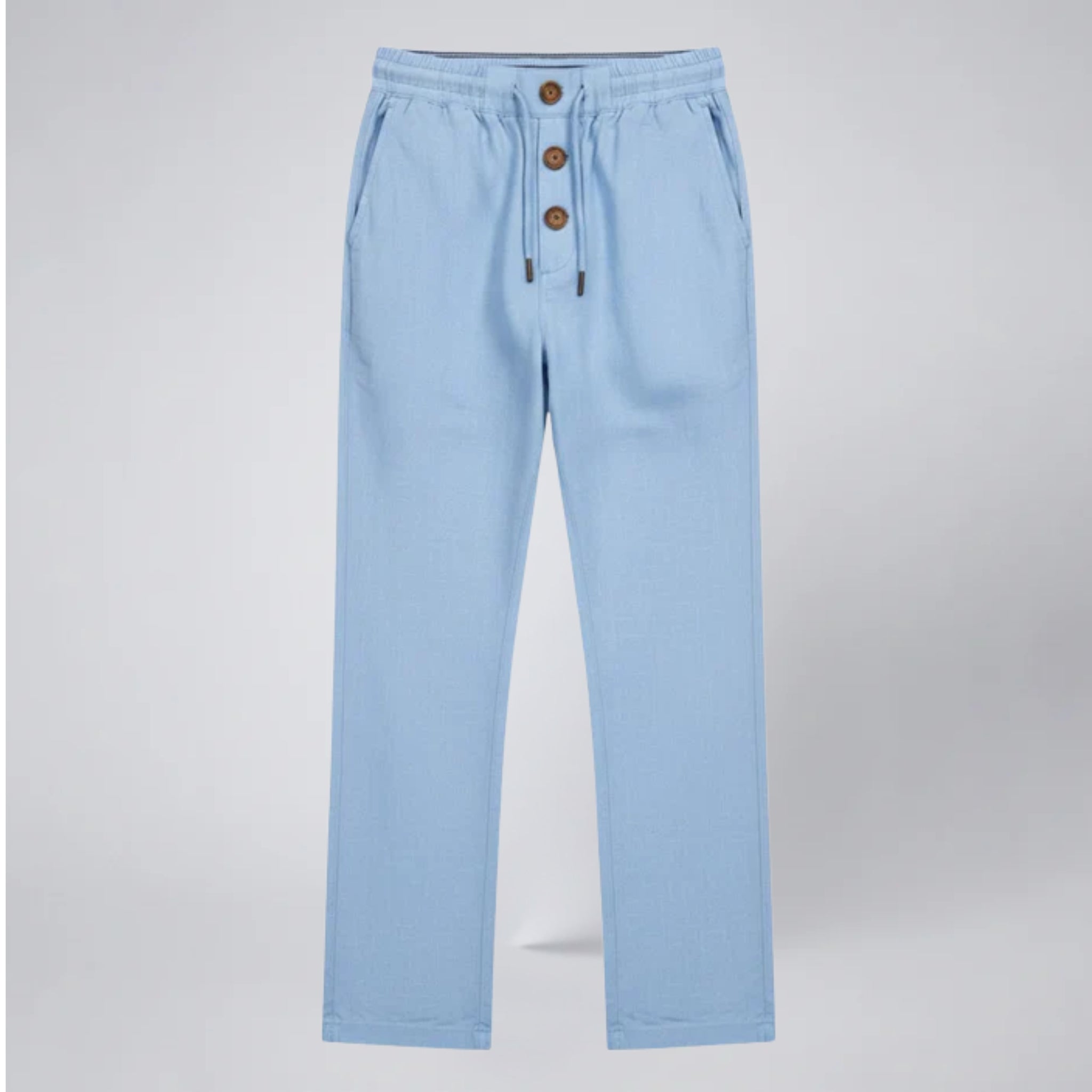 Celestiella - Men’s Slim-Fit Linen-Blend Trousers