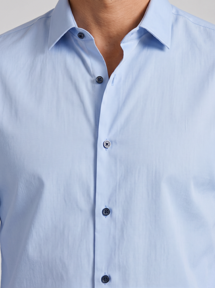 Men's Dress Shirt – Slim-Fit Long-Sleeve