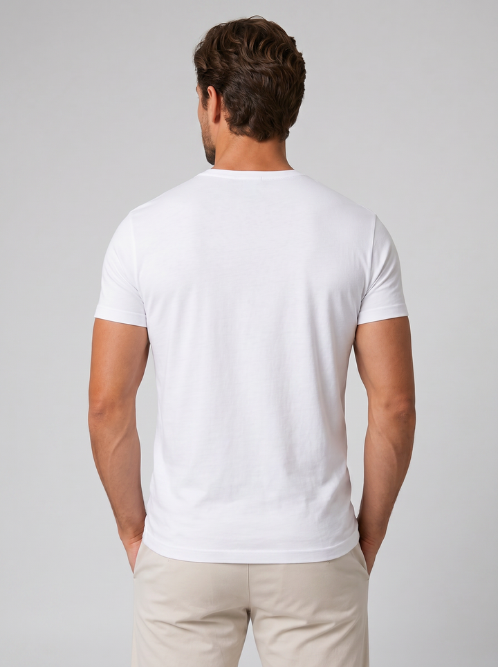 Men's Slim Fit Henley T-Shirt – Casual Button-Neck