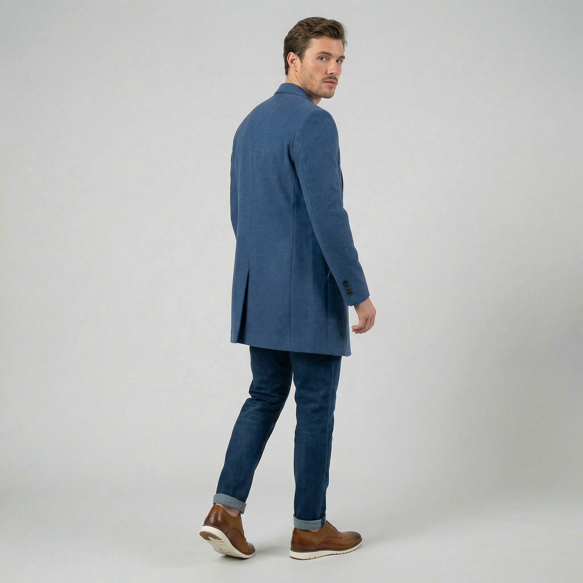 Men’s Smooth Leather Cupsole Shoes | Celestiella
