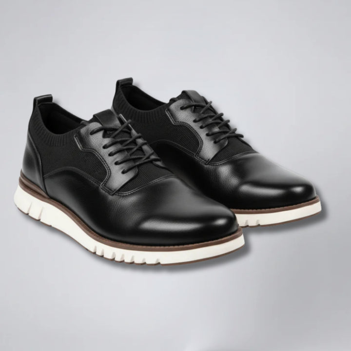 Men's Smooth Leather Cupsole Shoes – Sharp Smart Daily Wear