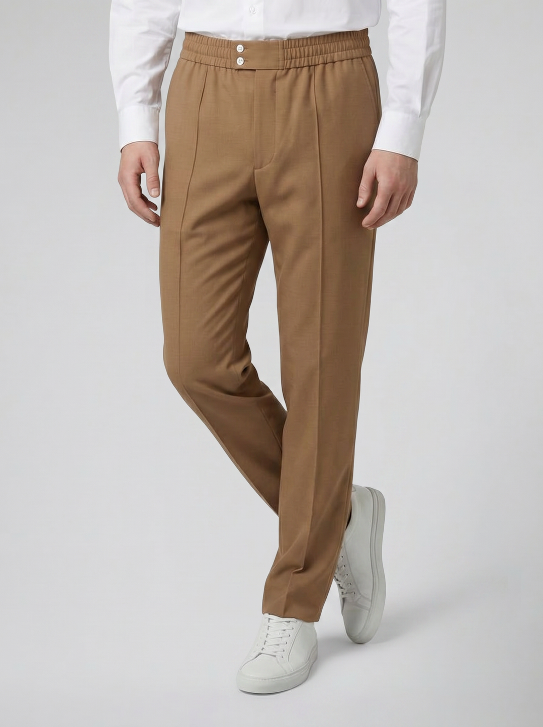 Men's Straight-Leg Trousers – Clean Minimalist Everyday Fit
