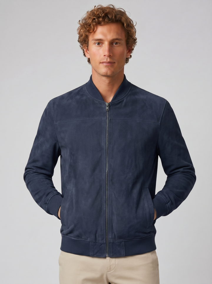 Men's Bomber Jacket – Suede