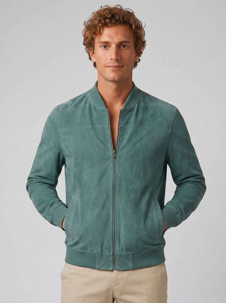 Men's Bomber Jacket – Suede