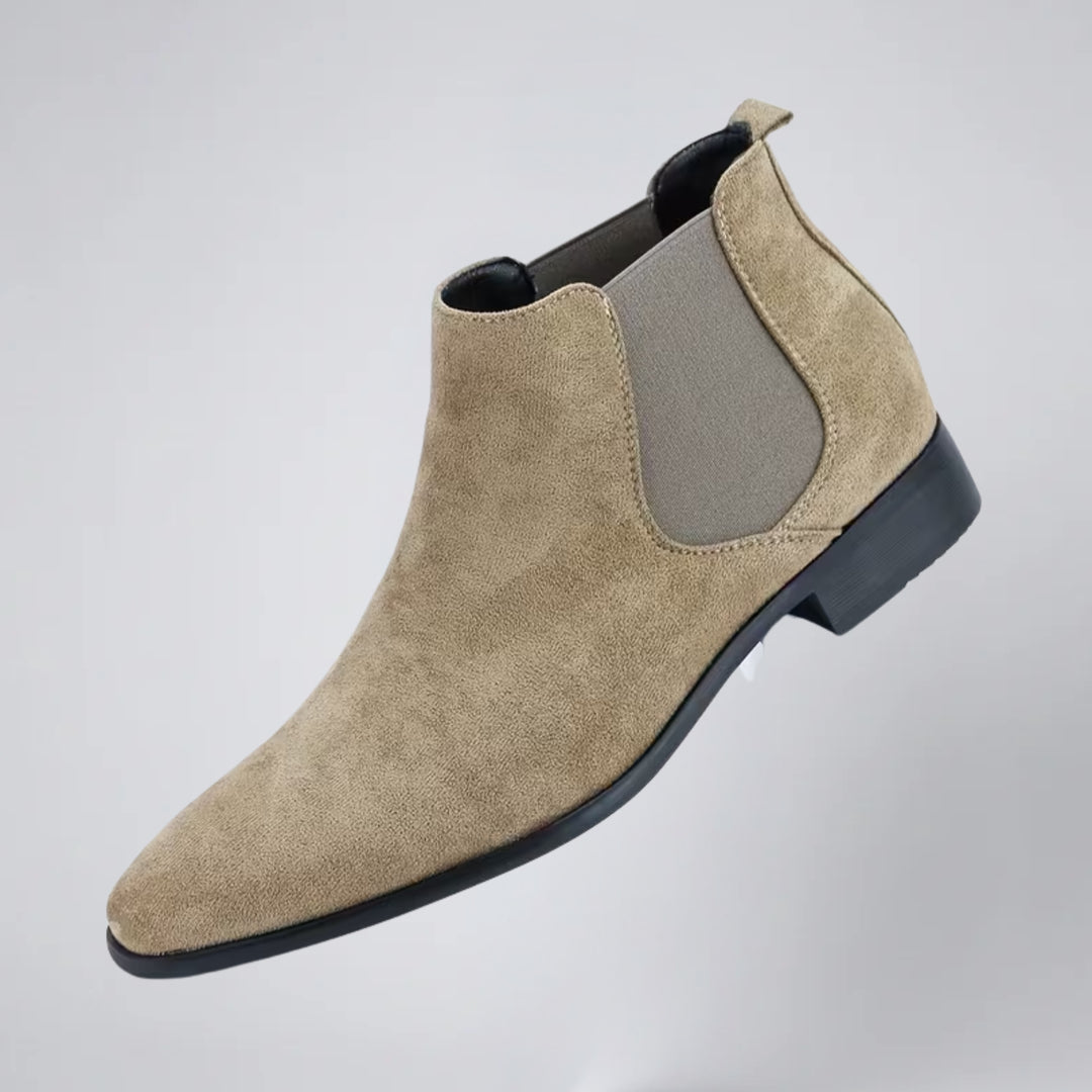 Men's Suede Chelsea Boots – Classic Smart All-Season Style