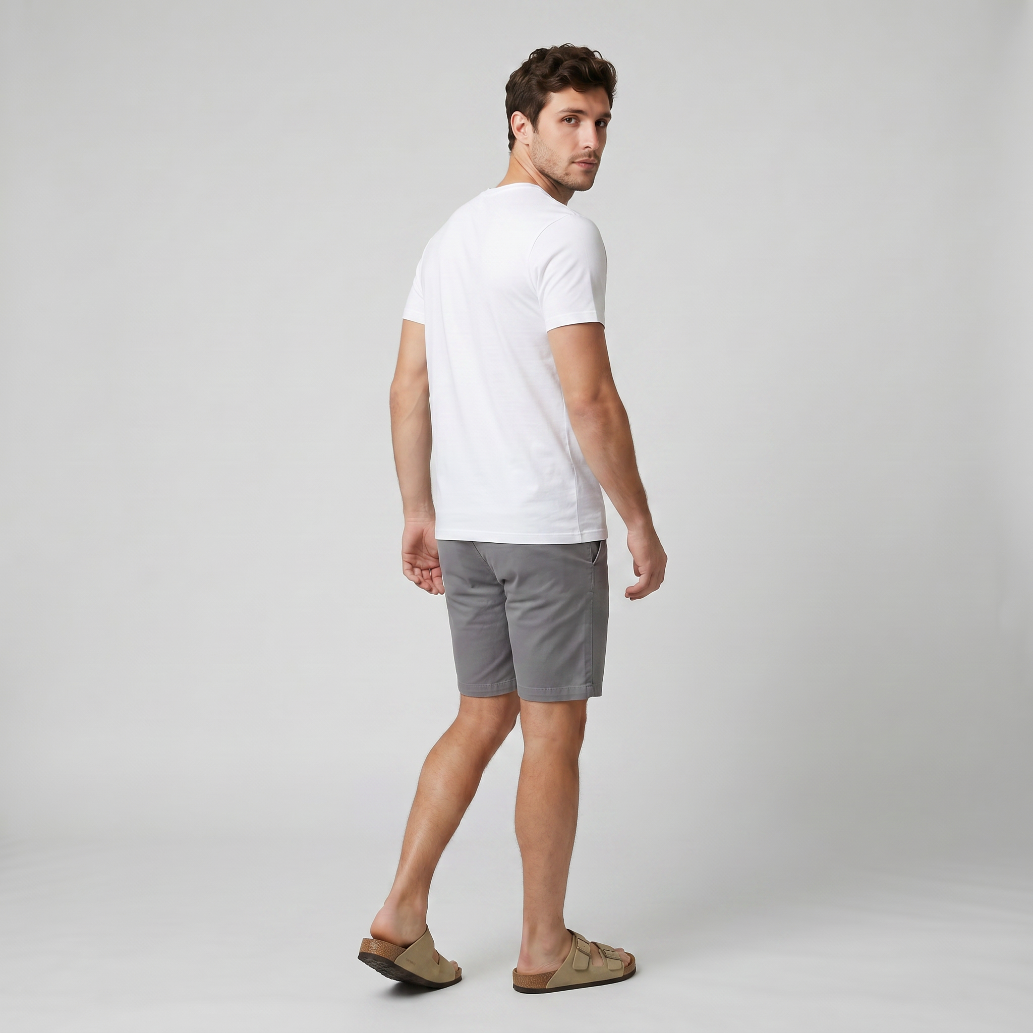 Men’s Suede Double-Strap Sandals | Celestiella