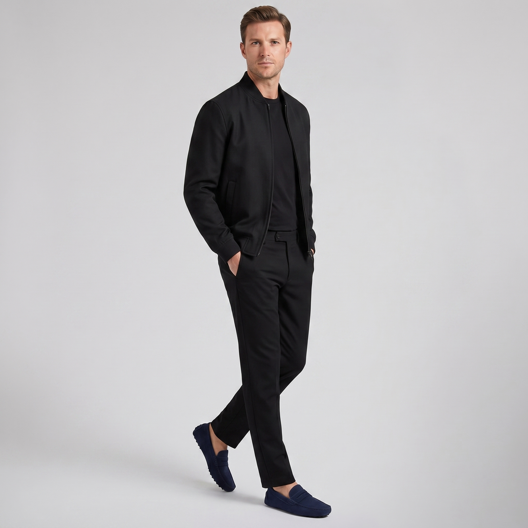 Men’s Suede Driver Loafers – Slip On | Celestiella