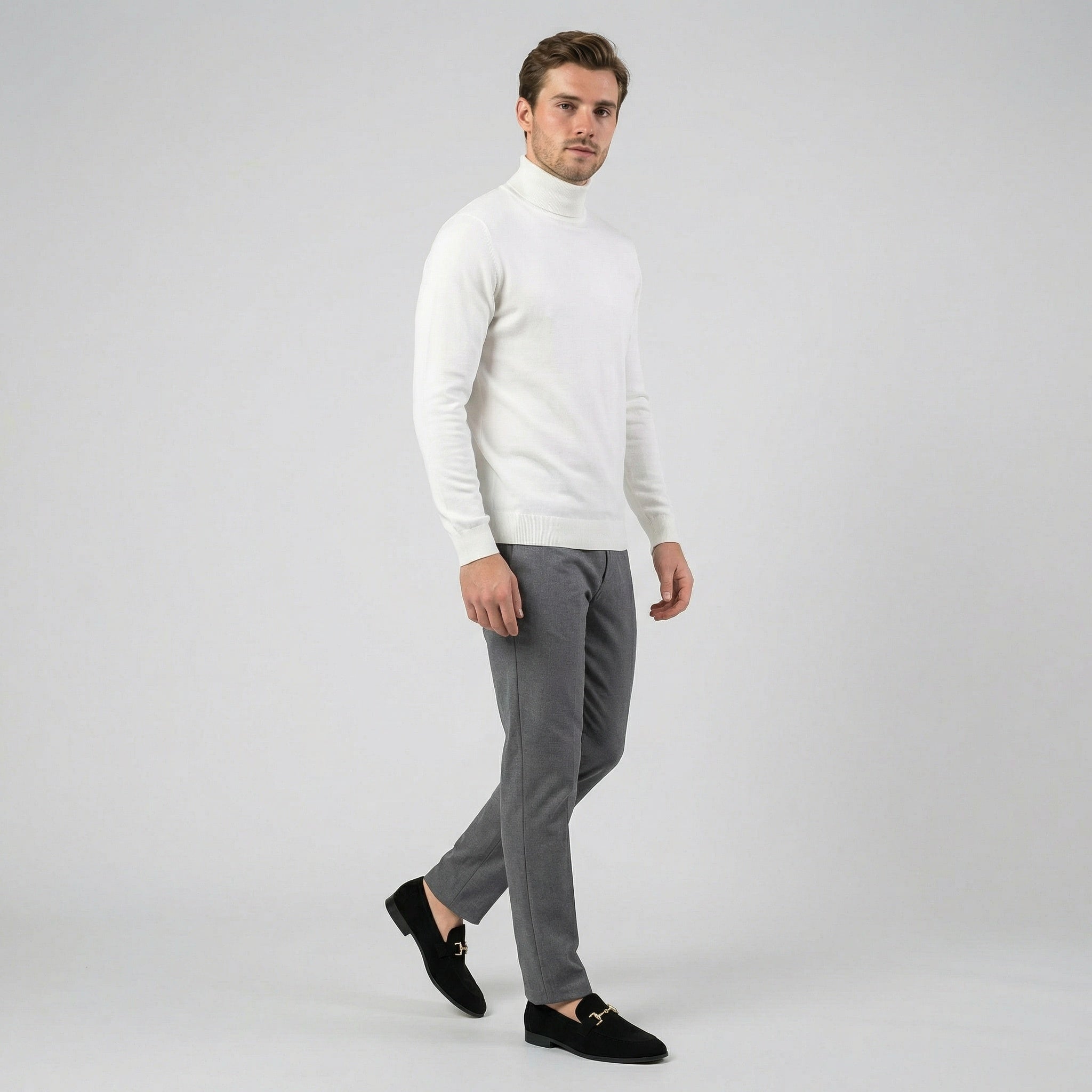 Men’s Suede Horsebit Loafers | Celestiella