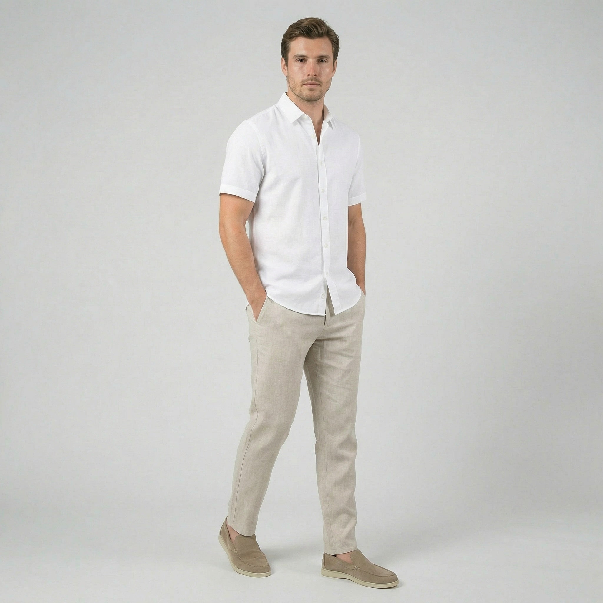 Men’s Suede Penny Loafers | Celestiella