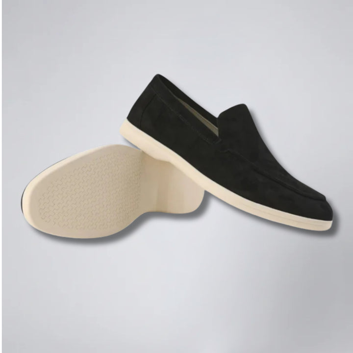 Men's Suede Slip-On Loafers – Lightweight Smart Casual Finish