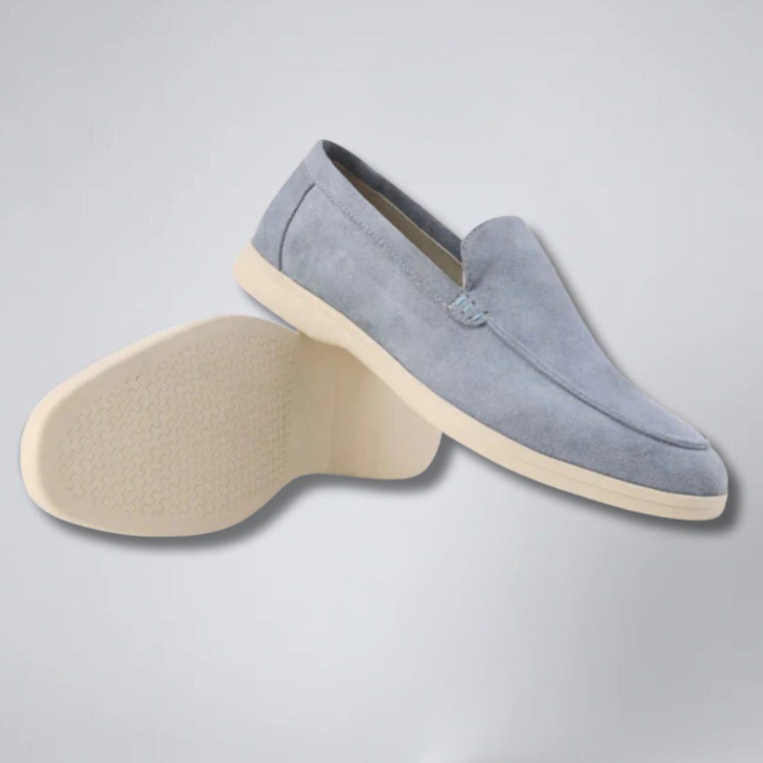 Men's Suede Slip-On Loafers – Lightweight Smart Casual Finish