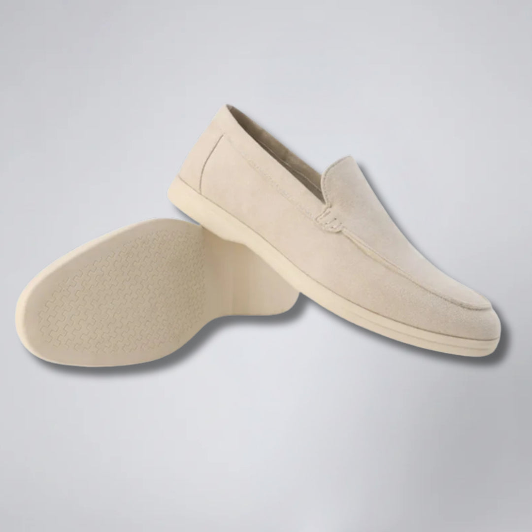 Men's Suede Slip-On Loafers – Lightweight Smart Casual Finish