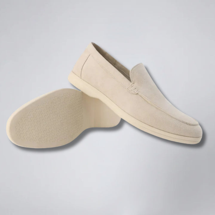 Men's Suede Slip-On Loafers – Lightweight Smart Casual Finish
