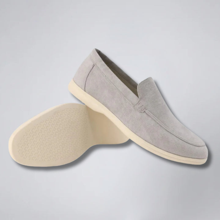 Men's Suede Slip-On Loafers – Lightweight Smart Casual Finish