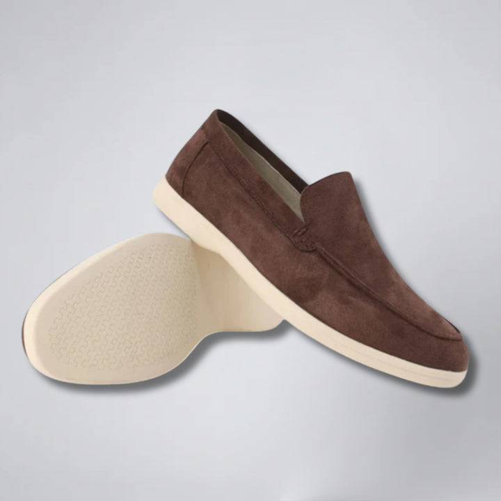 Men's Suede Slip-On Loafers – Lightweight Smart Casual Finish