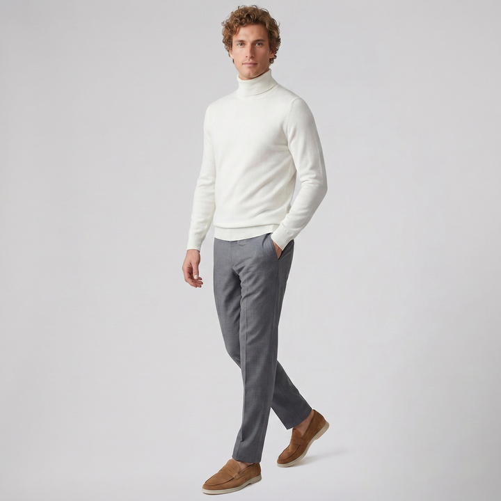 Men’s Tan Suede Slip-On Loafers | Celestiella