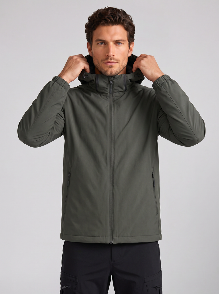 Men's Windbreaker Jacket – Waterproof Hooded