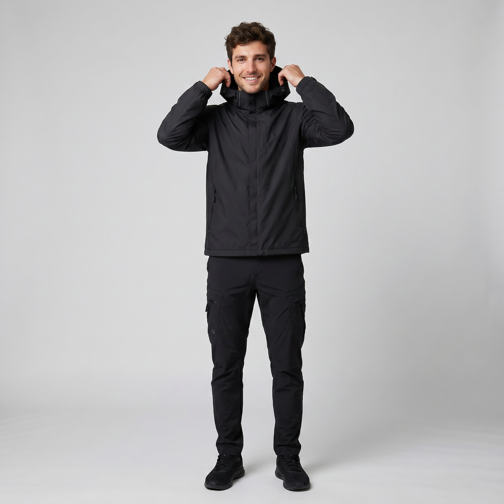 Men’s Waterproof  Windbreaker Hooded Jacket | Celestiella