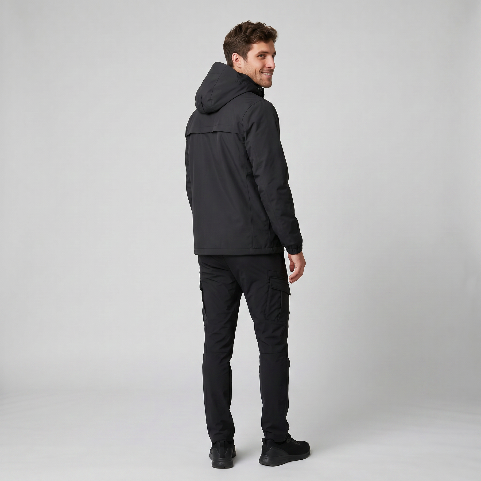 Men’s Waterproof  Windbreaker Hooded Jacket | Celestiella