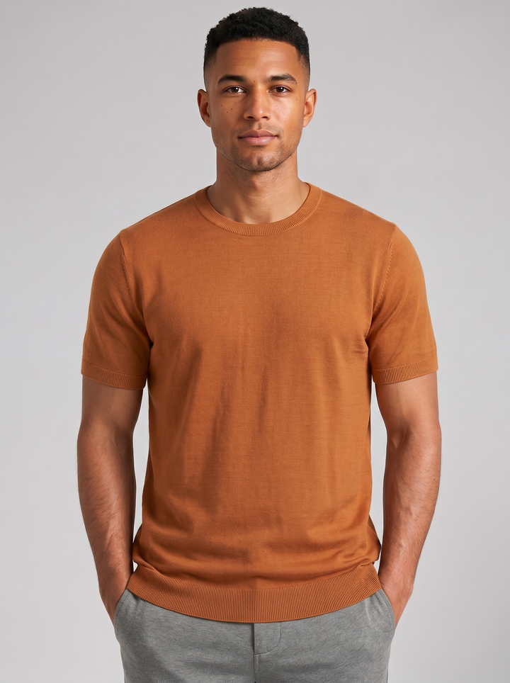 Men's T-Shirt – Wool Knit Casual
