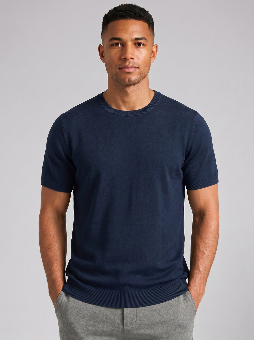 Men's T-Shirt – Wool Knit Casual