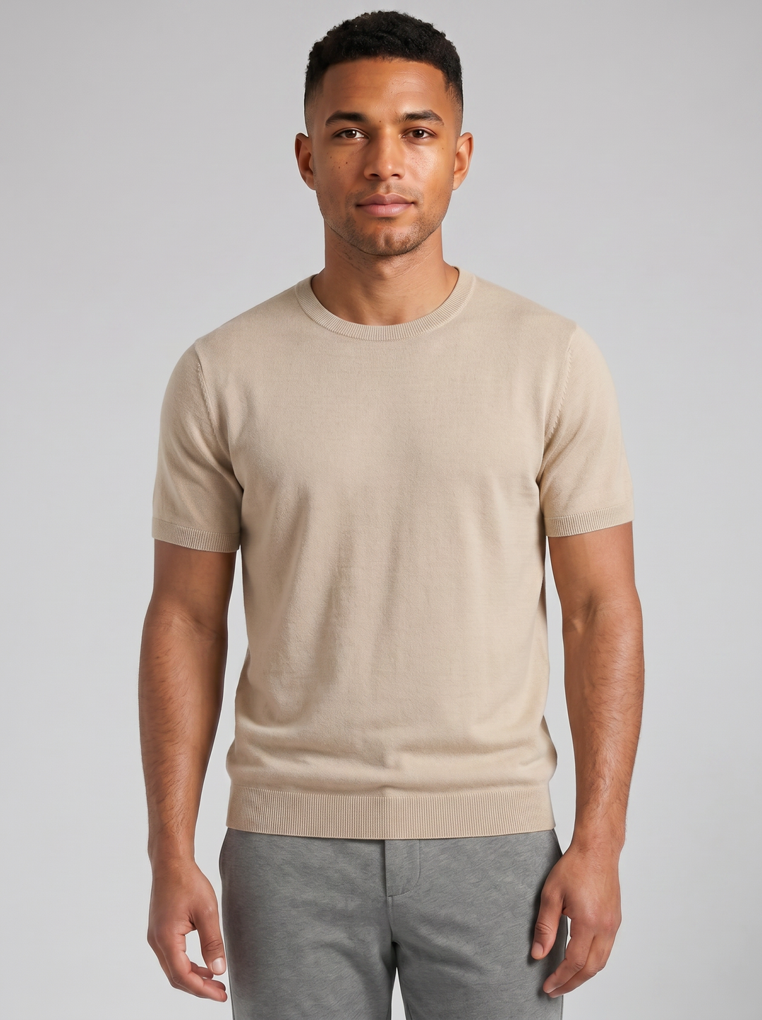 Men's T-Shirt – Wool Knit Casual